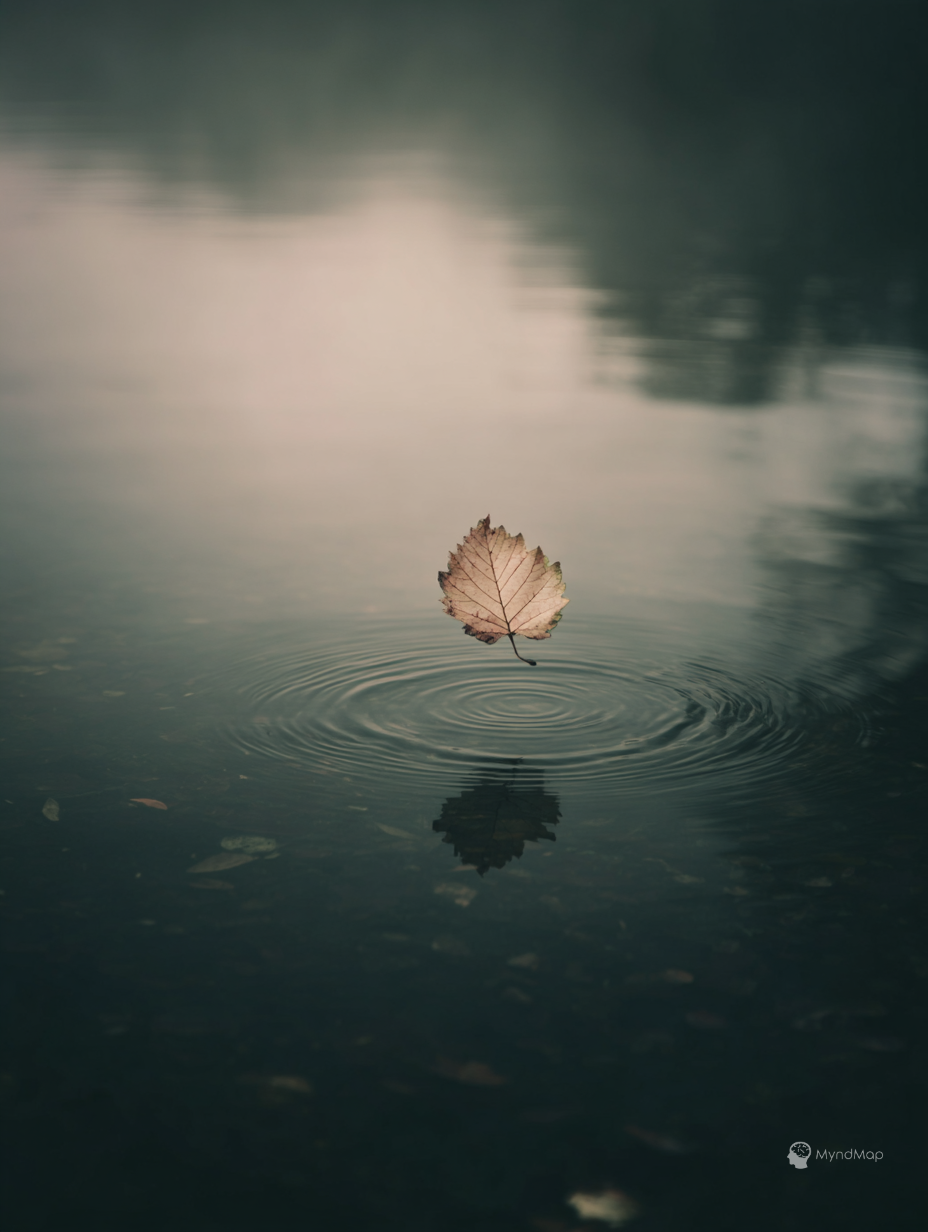 A contemplative MyndMap still for 10 March 2026 — soft disturbance.