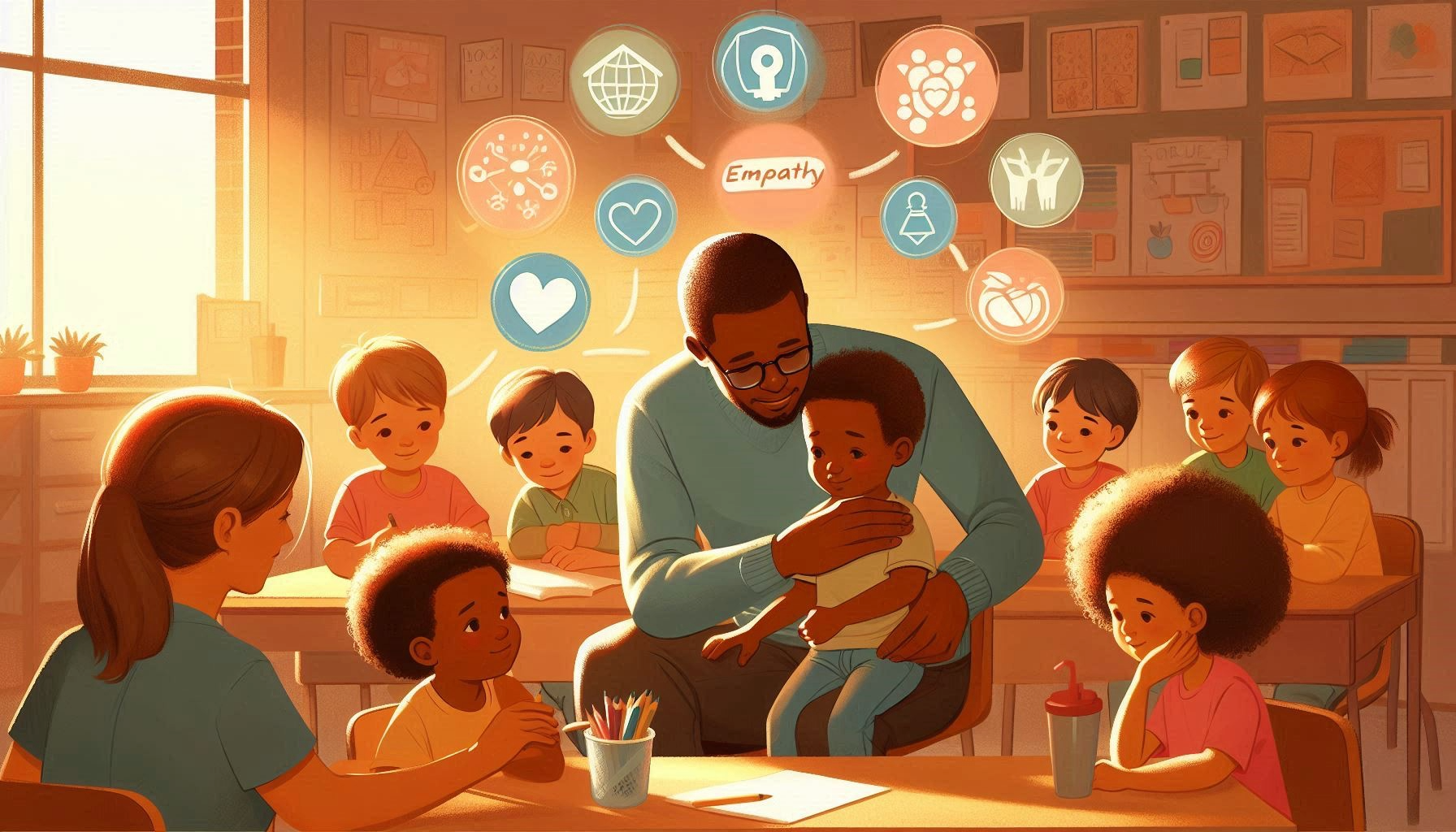 Children with ADHD concept