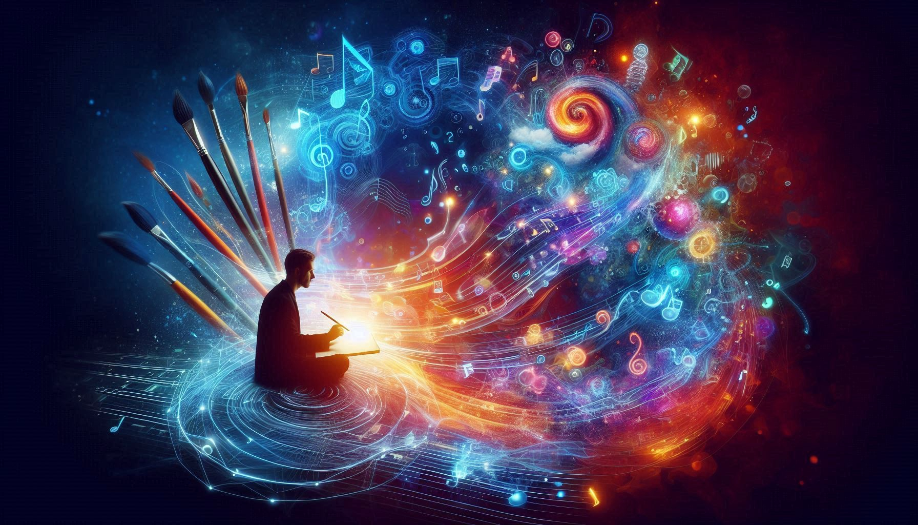 Creativity and hyperfocus concept